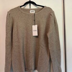 Stitches + Stripes Women's Beige Sweater